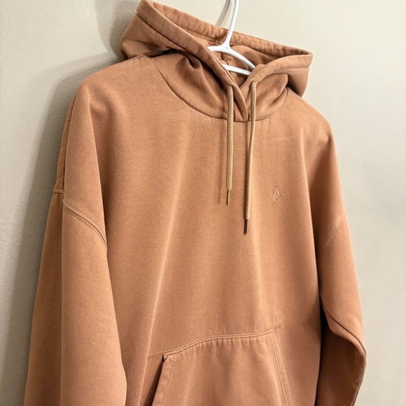 Volcom Tan Hoodie Pullover Sweatshirt - Picture 4 of 16